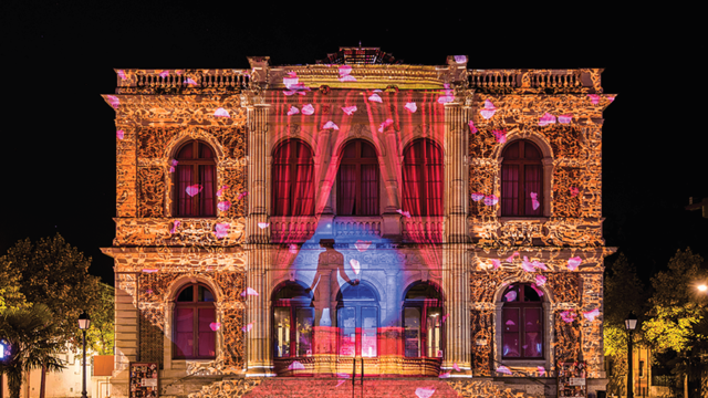 Théâtre de Chartres lors de Chartres en lumières