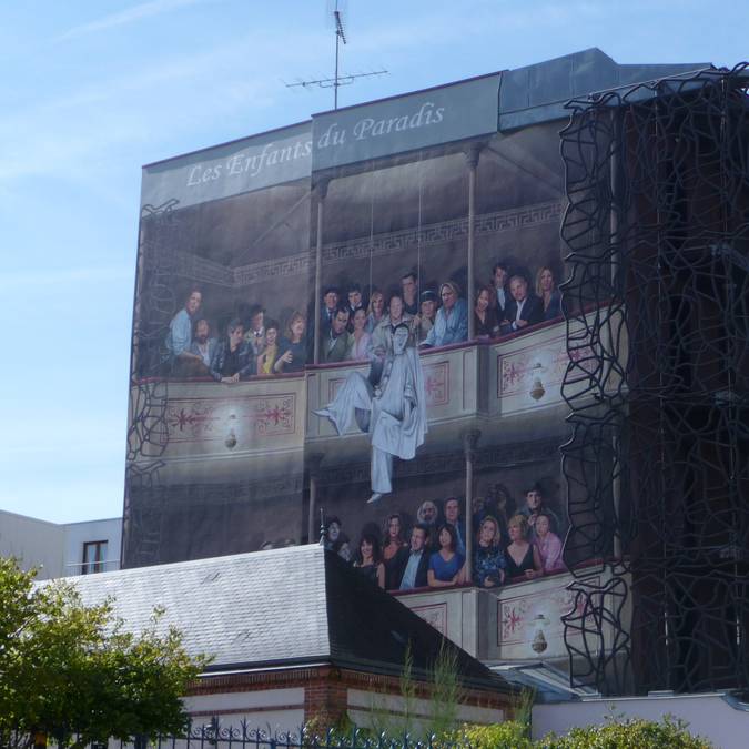 Fresque cinéma les enfants du paradis 